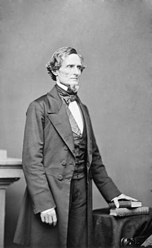 Jefferson Davis - President of the Confederate States (Photo credit: Brady National Photographic Art Gallery)