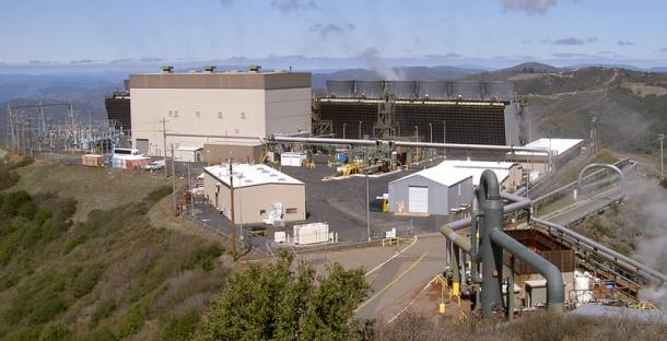 Sonoma Calpine 3 geothermal power plant