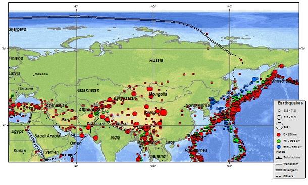 kamchatka peninsula earthquakes