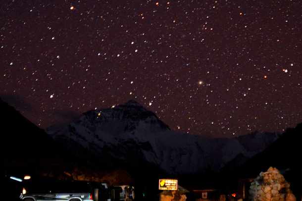 A Starry Night At Mount Everest